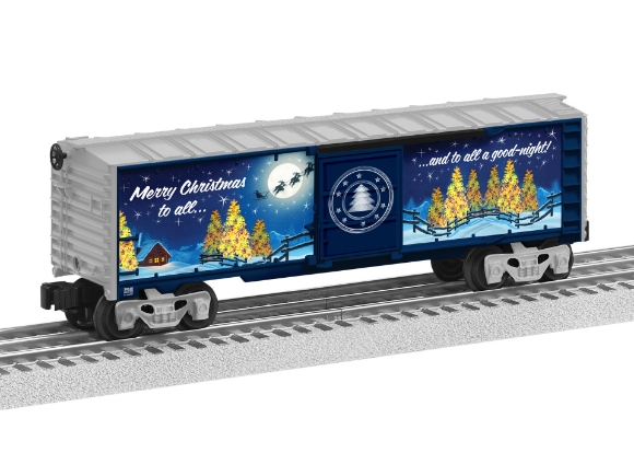 Picture of Night Before Christmas Illuminated Boxcar