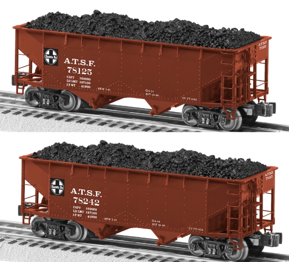 Picture of Santa Fe Die-Cast AAR 2-Bay Hopper 2pk. 