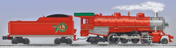 Picture of Holiday Railroad Red Mikado Jr (LN)