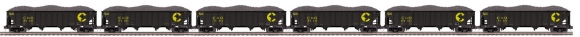 Picture of Chessie 4-Bay Coal Hopper Car 6-pack