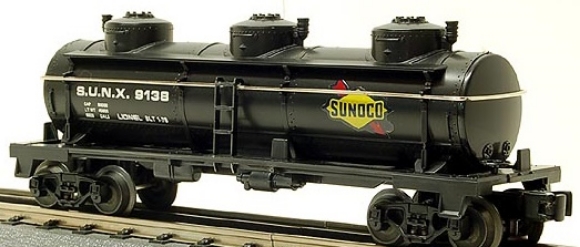 Picture of Sunoco 3-Dome Tank Car