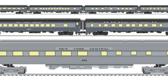 Picture of New York Central 'Southwestern' 21" 7-Car Passenger Set (2127310/2127320/2127330)