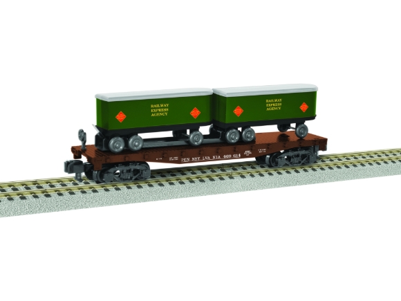 Picture of AF Pennsylvania Flatcar w/ REA Piggyback Trailers