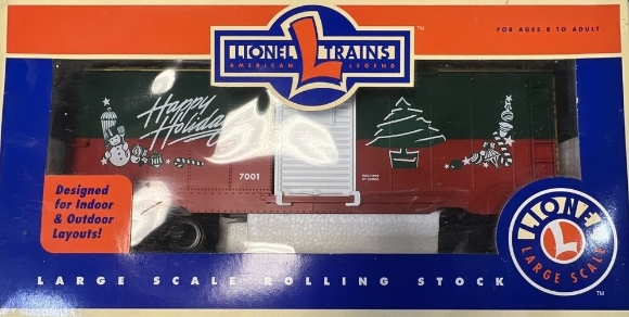 Picture of Christmas Large Scale 1999 Boxcar (used) 