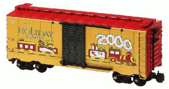 Picture of Christmas Large Scale 2000 Boxcar (used)  