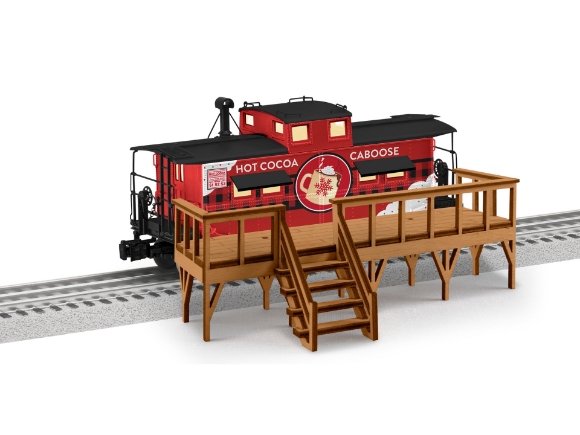 Picture of Hot Cocoa Northeastern Caboose w/Deck 