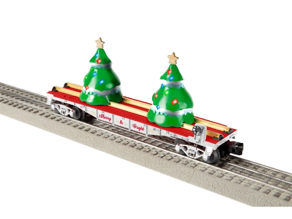 Picture of Snow Covered Christmas Tree Flatcar