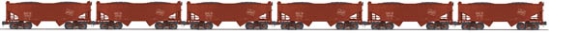 Picture of Milwaukee Road 2-Bay Offset Hopper 6-Car Set