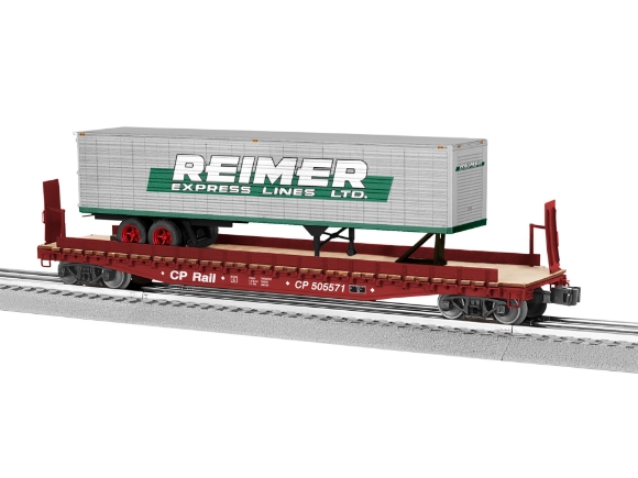 Picture of Canadian Pacific 50' Flatcar w/Reimer Trailer