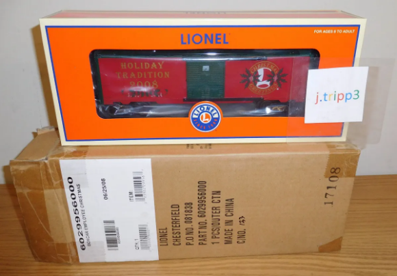 Picture of Lionel Employees 2008 Christmas Boxcar
