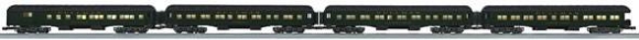 Picture of New York Central 18" Heavyweight Passenger 4-Car Set (used)