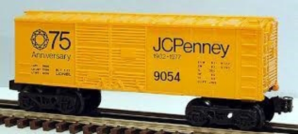 Picture of JcPenney Plugged-Door '0-27' Gauge Boxcar 