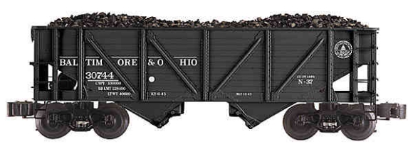 Picture of Baltimore & Ohio Outside Braced Die-Cast Hopper Car
