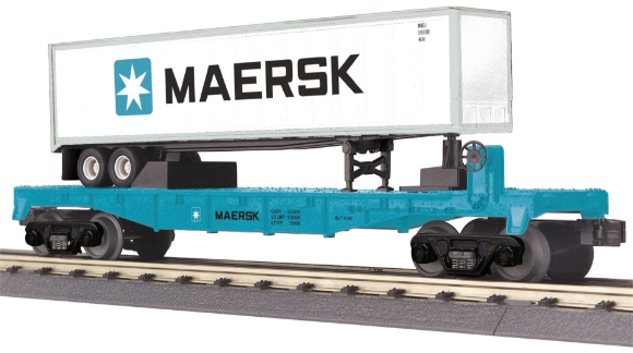 Picture of Maersk Flatcar w/Trailer