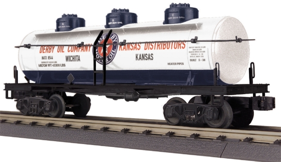 Picture of Derby Motor Oil 3-Dome Tank Car