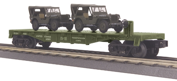 Picture of U.S. Army Flat Car w/ Jeeps