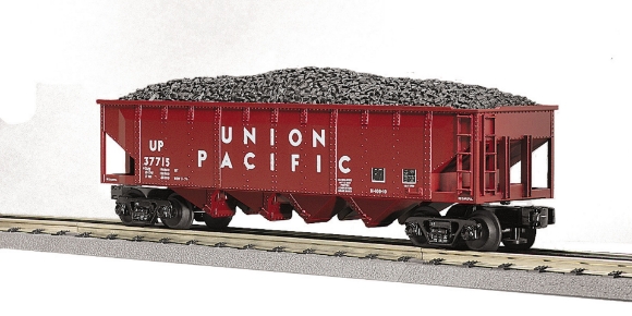 Picture of Union Pacific 3-Bay Hopper w/ Operating Coal Load