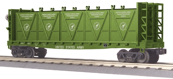 Picture of U.S. Army Flat Car w/ Bulkheads & LCL Containers