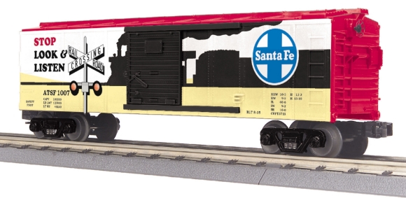 Picture of Santa Fe Box Car w/ Blinking LED Lights