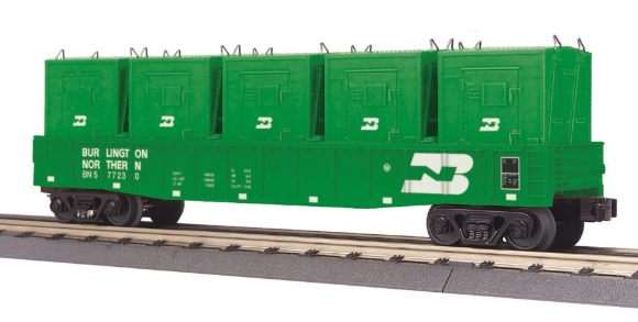 Picture of Burlington Northern Gondola w/ LCL Containers