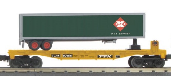 Picture of Pennsylvania REA Flat Car w/ Trailer