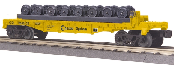 Picture of Chessie Flat Car w/ Wheel Set