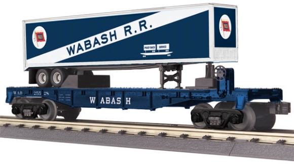 Picture of Wabash Flat Car w/ Trailer