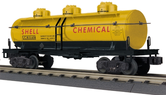 Picture of Shell Chemical 3-Dome Tank Car