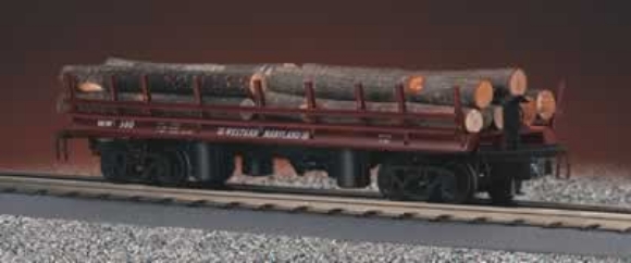 Picture of Western Maryland Operating Flat Car w/ Logs