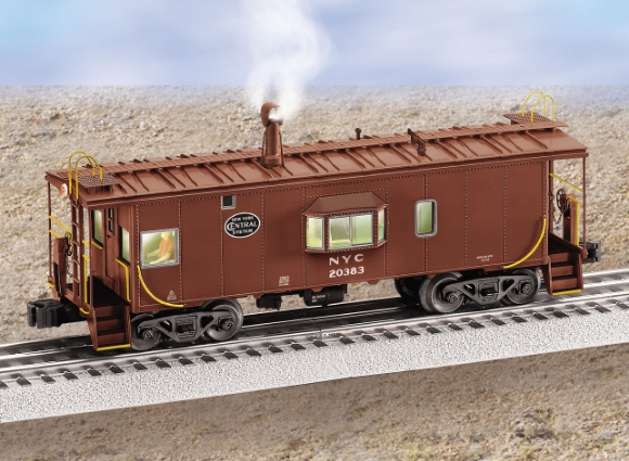 Picture of New York Central Scale Bay-Window Caboose (Brown)