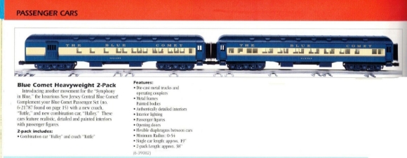 Picture of CNJ 'Blue Comet' 18" Heavyweight 2-Car addons