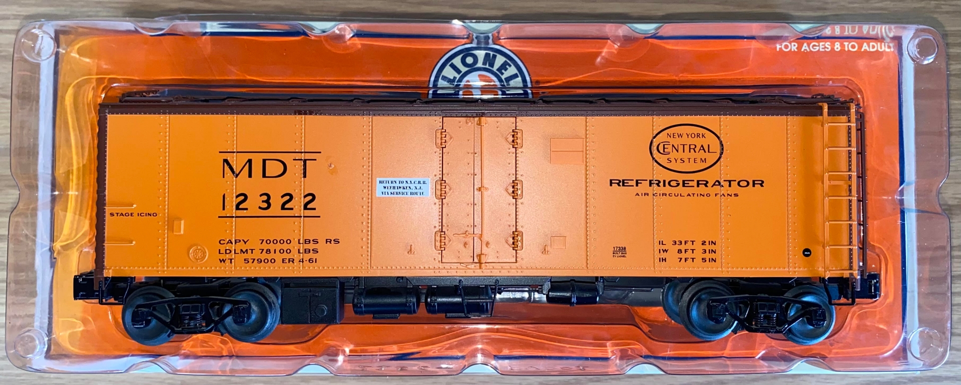 York Reefer Grzyboski's Train Store: New York Central Merchants Dispatch Steel-Side ...