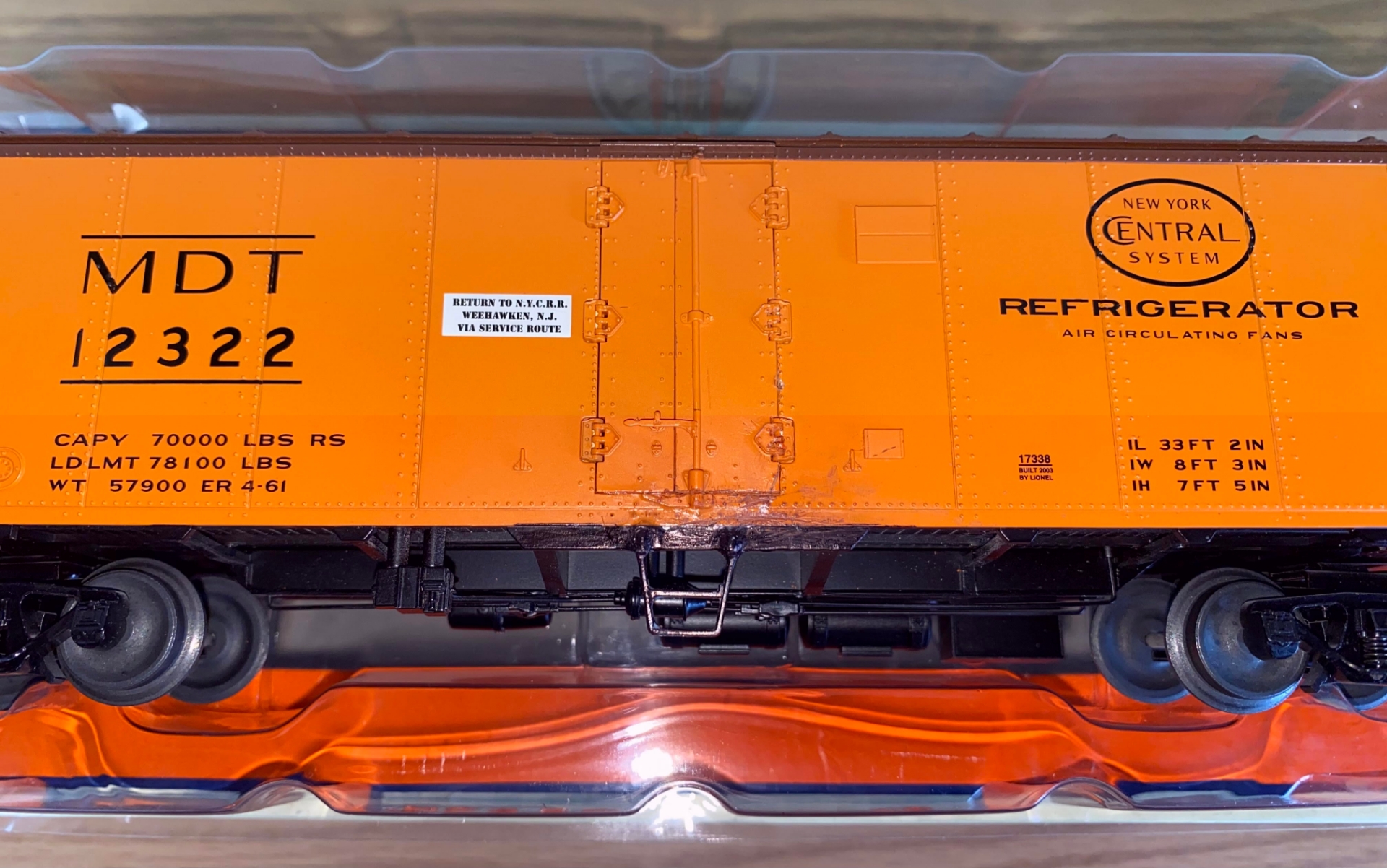 York Reefer Grzyboski's Train Store: New York Central Merchants Dispatch Steel-Side ...