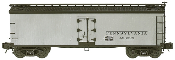 Picture of PRR Ice Service 40' Wood Refrigerator Boxcar (Special-Run)