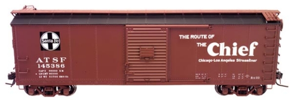 Picture of Santa Fe "Chief" Steel Re-Built Boxcar