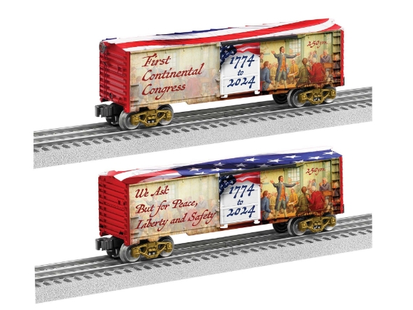 Picture of First Continental Congress 250th Anniversary Boxcar 