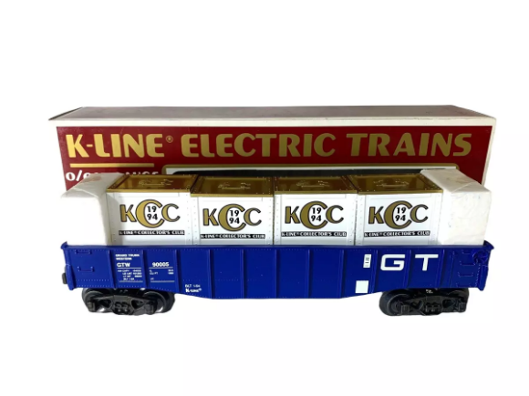 Picture of K-Line Grand Trunk Gondola w/ KCC Crates