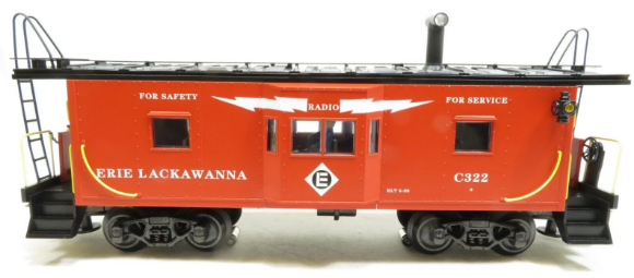 Picture of K-Line Erie-Lackwanna O Scale Ext. Vision Caboose