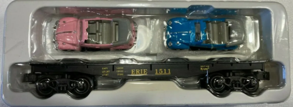 Picture of K-Line Erie Flat Car w/ Autos