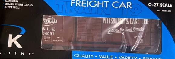 Picture of K-Line Pittsburgh & Lake Erie Boxcar