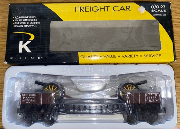 Picture of K-Line New York Central Flat Car w/ Cannons