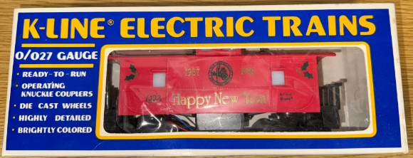 Picture of K-Line TTOS 1987 Happy New Year Caboose