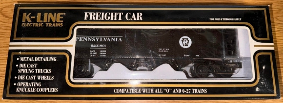 Picture of K-Line Pennsylvania Die-Cast 4-Bay Hopper Car 