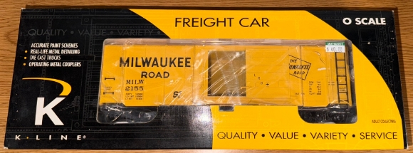 Picture of K-Line Milwaukee Road Yellow Reefer