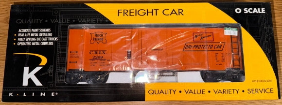 Grzyboski's Train Store: K-Line Rock Island Boxcar