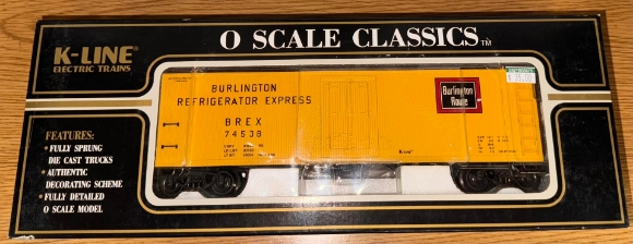 Picture of K-Line Burlington Route Scale Reefer Car