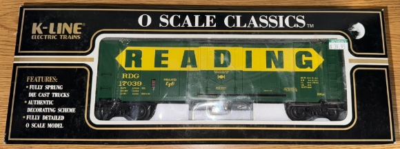 Picture of K-Line Reading Plug-Door Boxcar #17039