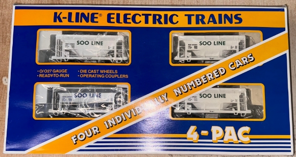 Picture of K-Line Soo-Line O-27 Ore Cars w/ Loads 4-Pack