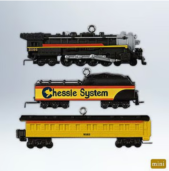 Picture of Hallmark Lionel Chessie Set Ornament