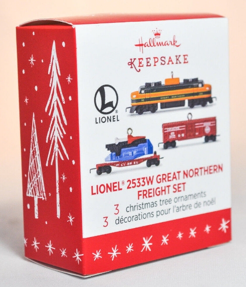 Picture of Hallmark Lionel 2533W Great Norhtern Freight Set Ornament